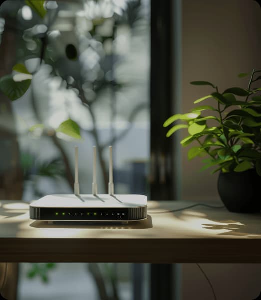 Wifi-router för nätverksinstallation i Kalmar län